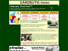 Tablet Screenshot of gaardbutiklisten.dk